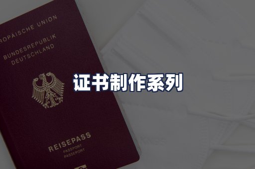 证书制作系列